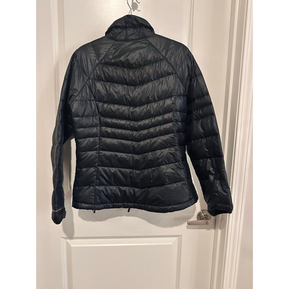 Women's Columbia Turbo Down Omni-Heat Dark Navy Jacket Coat Sz. Medium - Picture 4 of 10